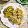 mmameco's cooksnap of when they made 鯖を洋風で！鯖のハーブ風味パン粉焼き.