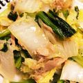 ぶっちー☆☆'s cooksnap of when they made 白菜と小松菜、ツナのしんなり炒め.