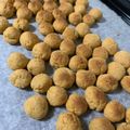 作るの大好きさん's cooksnap of when they made 幼児おやつ　きなこボーロクッキー.