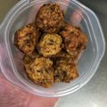 カントリンブンブン's cooksnap of when they made 胡麻油で揚げ焼き鶏団子☆鶏ミンチボール.