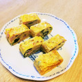 take♪aki♪'s cooksnap of when they made ほうれん草とハムの卵焼き.