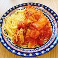 よもぎ白玉's cooksnap of when they made チキンと白菜のトマトクリーム煮.