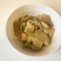 クックBHU7ME☆'s cooksnap of when they made 冬大根でほっこり♪豚肉の味噌バター炒め煮.
