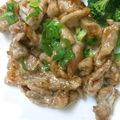 azuazu♡'s cooksnap of when they made 簡単＊豚こま肉のテリマヨ丼＊.