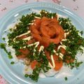 ３匹の大ぶたママ's cooksnap of when they made 簡単♪オニオンサーモンカルパッチョ☆.