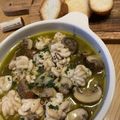金沢さきち's cooksnap of when they made 鱈の白子とマッシュルームDEアヒージョ♪.