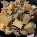 草果花's cooksnap of when they made 厚揚げと挽肉の炒め物.