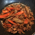 クックP8KGHH☆'s cooksnap of when they made 豚肉とごぼうのしぐれ煮.