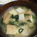 ちゃぎー's cooksnap of when they made ひとくち厚揚げの味噌汁.