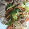 まおにゃん☆ミ's cooksnap of when they made 【簡単】豚バラと白菜の甘酢醤油炒め.