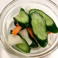 caruga's cooksnap of when they made きゅうりの大量消費に♡大好き♡焼酎漬け♡.