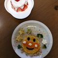 クロネコcoco's cooksnap of when they made 1歳の誕生日！アンパンマンケーキプレート.