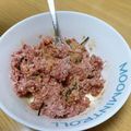 華レポ＊'s cooksnap of when they made 簡単おつまみ　コンビーフユッケ.
