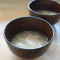 みるく茶's cooksnap of when they made 蕪とベーコンのお味噌汁.