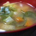 あゆたっくん's cooksnap of when they made ■かぼちゃと油揚げのお味噌汁■.