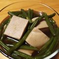 cococo710's cooksnap of when they made ◆簡単◆いんげんと高野豆腐の煮物◆.