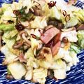 ☻☻☻☻☻☻☻☻☻☻'s cooksnap of when they made キャベツとベーコン炒め.