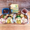 なるおっちいちかず's cooksnap of when they made キャラ弁＊簡単♪節分オニぎりくん.