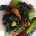 クックA4U5YO☆'s cooksnap of when they made 小松菜と油揚げの炒め煮.