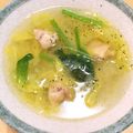 ステルトミチル's cooksnap of when they made 簡単♩鶏肉 鶏ガラスープの素で万能スープ.