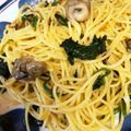 chaiko５'s cooksnap of when they made 牡蠣のオイル漬けとほうれん草のパスタ.