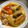 ウルトラマンド's cooksnap of when they made 鶏手羽元と シャウエッセンの ポトフ.