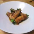クックBW4JPL☆'s cooksnap of when they made 菜の花(茎)の豚肉巻き♪.