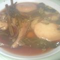 モモレシピ's cooksnap of when they made じゃがいもと紅苔菜の甘酢炒め。.