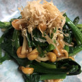 ☆ゆみりん★'s cooksnap of when they made ❤簡単♪なめこ＆ほうれん草のおひたし❤.