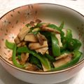 sakuni's cooksnap of when they made はやっ・・・ピーマン・焼き豚和え.
