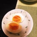 くーー〜's cooksnap of when they made 味卵みそ風味漬け.