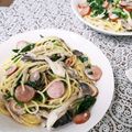 ソネチコ's cooksnap of when they made きのことベーコンの生クリームパスタ.