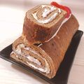クック6U7INU☆'s cooksnap of when they made ココアを使ったロールケーキ生地☆.
