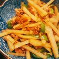 夕葵ッ's cooksnap of when they made ピーマン・じゃが芋の簡単！ミンチ炒め♪.