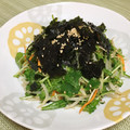 mogusun＊'s cooksnap of when they made もりもり食べれるパクチーと水菜のナムル❣.