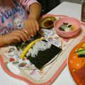 夕湖★'s cooksnap of when they made 子供･女性に♪☆ミニ恵方巻☆.