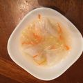 LuckyBerry's cooksnap of when they made もっちり食感水餃子と春雨のスープ.