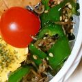 ﾋﾟﾛﾐ♡'s cooksnap of when they made ピーマンとじゃこの炒め物.