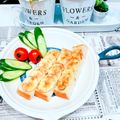 junmamu's cooksnap of when they made バナナとレモンとシナモンのトースト♡.