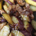 chiko♫'s cooksnap of when they made さつまいもと豚肉の甘辛炒め.