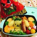 ❀akiko❀'s cooksnap of when they made シナモロール ポムポムプリン節分キャラ弁.