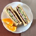 はなぴっち's cooksnap of when they made トーストハムサンド.