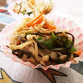 なおきんとん's cooksnap of when they made えのきとピーマンとにんじんの塩昆布炒め.