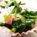 なおきんとん's cooksnap of when they made 簡単♪春菊とベーコンのソテー.