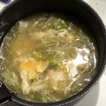 クックZ8J4H4☆'s cooksnap of when they made 丸ごとレタスを食べるスープ.