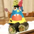 くまぴこ222's cooksnap of when they made 節分★簡単★具が崩れずに【サラダ恵方巻】.