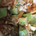 ma___111's cooksnap of when they made 超簡単♡えのきとアボカドのキムチ和え.