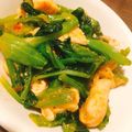 らがぶーりん's cooksnap of when they made 鶏と小松菜の豆板醤マヨ炒め★.