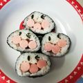 kuruko1506's cooksnap of when they made 3種のアンパンマンのり巻き.
