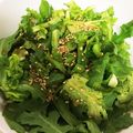 かなしの's cooksnap of when they made ぱっ！簡単！春菊のサラダ.